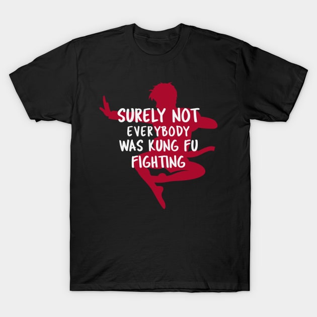 Surely Not Everybody Was Kung Fu Fighting T-Shirt by Hunter_c4 "Click here to uncover more designs"
